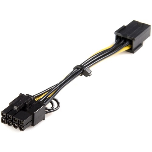 Vista del adaptador StarTech PCI Express 6 a 8 pines