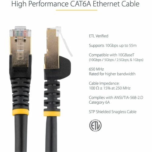Cable Cat6a blindado - Detalle conector