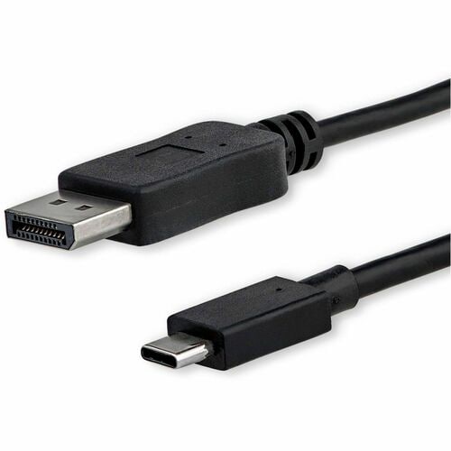Startech.com Cable 1m Usb C A Displayport 1.2 4k 60hz – Adaptador Convertidor Usb Tipo C A Displayport – Compatible Thunderbolt 3 – Negro – Cable For Dispositivo De Audio/Vídeo, Monitor, Proyector, Macbook, Chromebook, Hdtv, Portátil, Macbook Air, Macbook Pro, Ipad Pro – 21.6gbit/S – Admite Hasta3840 X 2160 – Negro