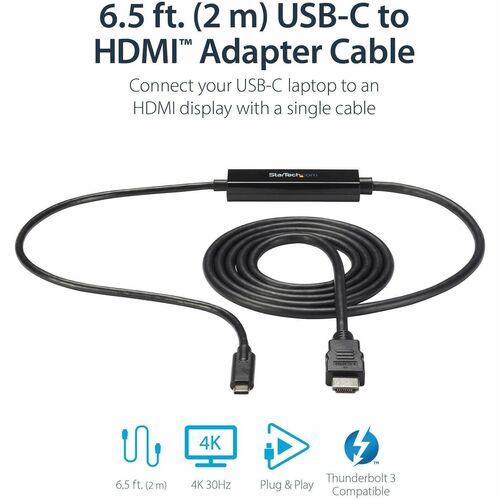 Cable adaptador USB-C a HDMI - Vista lateral