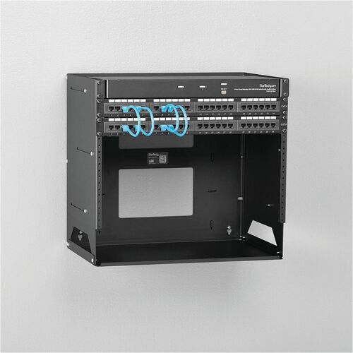 StarTech.com GABINETE RACK DE PARED CON ESTANTE INCORPORADO 8U - imagen 4
