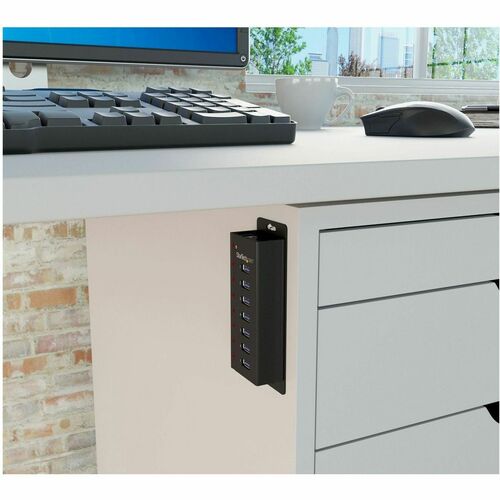 StarTech.com Concentrador USB 3.0 de 7 Puertos con Gabinete de Metal - vista frontal