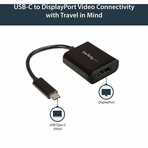 Adaptador USB-C a DisplayPort - vista lateral