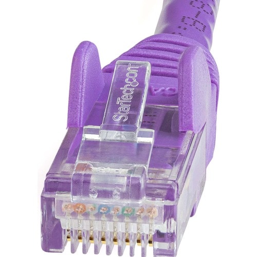 StarTech.com Cable de Red Cat6 Púrpura 3m - Vista lateral
