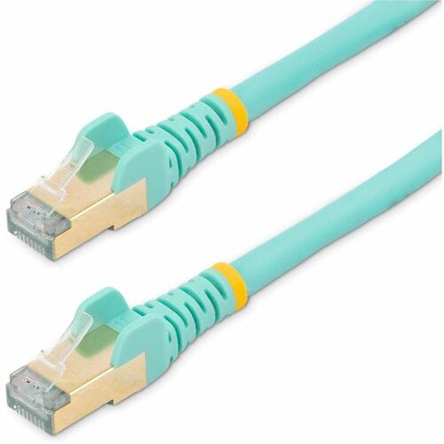 Cable de red Ethernet Cat6a StarTech.com color aguamarina