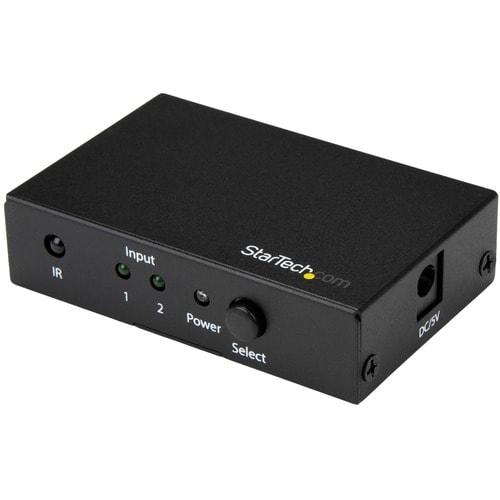 StarTech.com Switch Conmutador HDMI de 2 Puertos 4K 60Hz