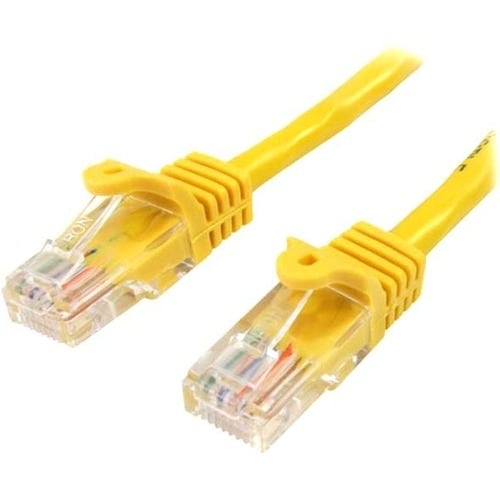 StarTech.com Cable de Red de 10m Amarillo Cat5e Ethernet RJ45 sin Enganches