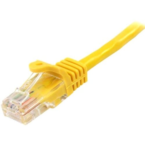 StarTech.com Cable de Red de 10m Amarillo Cat5e Ethernet RJ45 sin Enganches