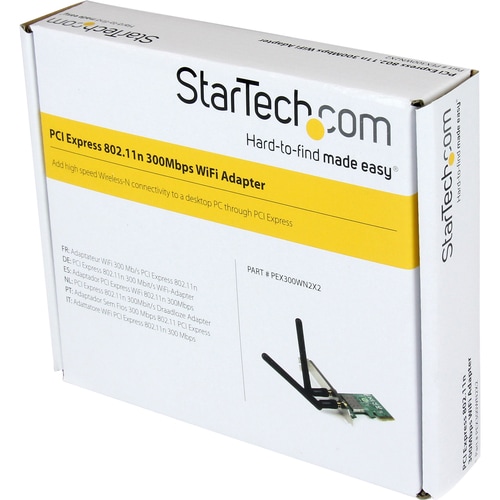 StarTech.com Adaptador WiFi PCI Express PEX300WN2X2