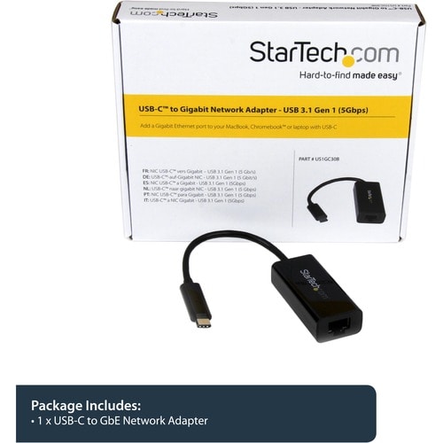 StarTech.com Adaptador USB-C a Ethernet Gigabit