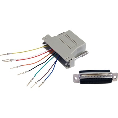 StarTech.com Adaptador DB25 a RJ45 vista frontal