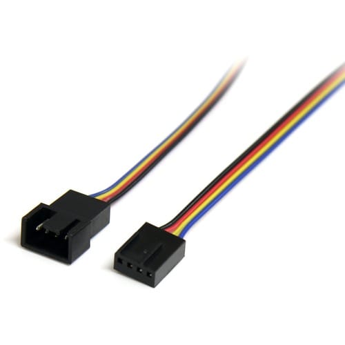 StarTech.com Cable de Extensión para Ventilador 4 Pines