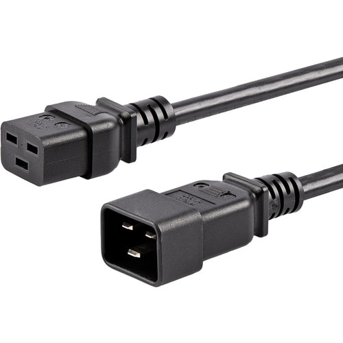 StarTech.com Cable de Extensión C19 a C20 Negro