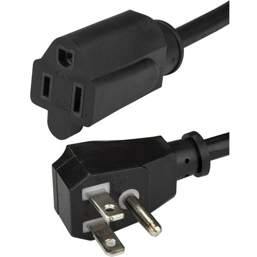 Cable de extensión plano StarTech.com NEMA 5-15P a 5-15R - 0.45m