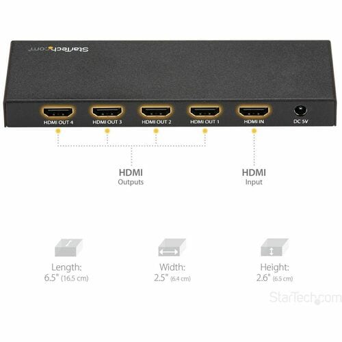 HDMI splitter 4 salidas