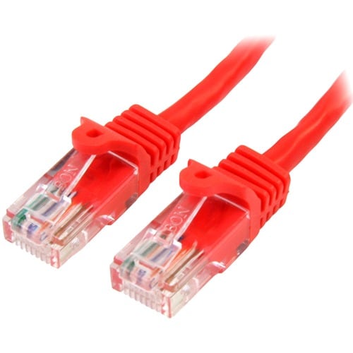 StarTech.com Cable Rojo Cat5e - Vista frontal