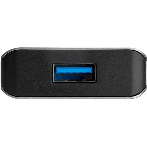 Puertos USB-A y USB-C del hub