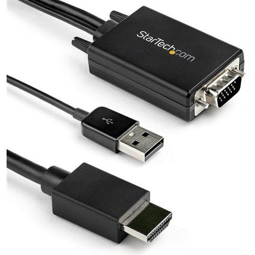 StarTech.com Cable Adaptador VGA a HDMI 2m