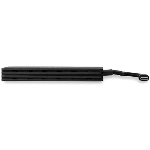 Gabinete portátil SSD M.2 - lateral con ranuras