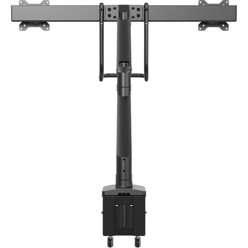 Configuración de pantallas lado a lado en el soporte doble