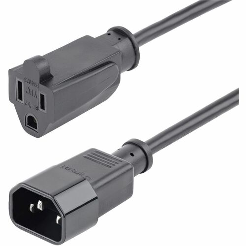 StarTech.com Paquete de 10 Cables de 0.3m de Extensión de Alimentación