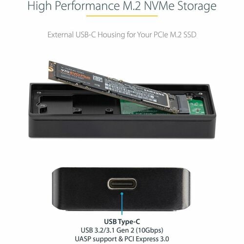 Gabinete SSD externo USB-C resistente
