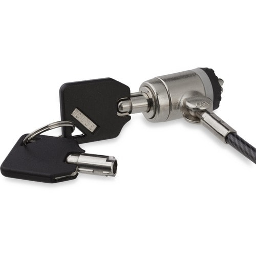 Candado con llave y cable de acero