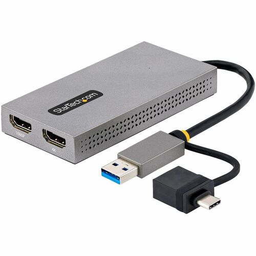 StarTech.com Adaptador USB 3.0 a HDMI Doble - Gris