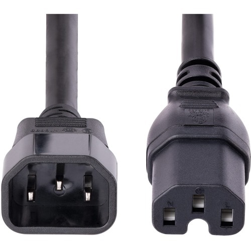 Cable de extensión negro para servidor