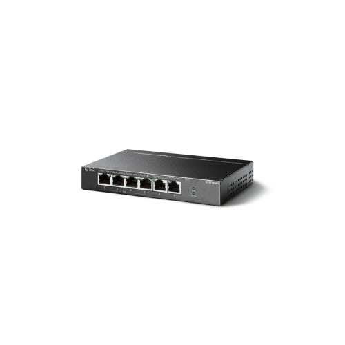 Detalle frontal del switch PoE+