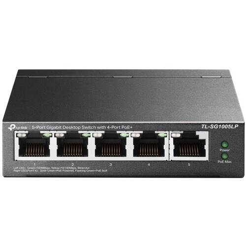 TP-Link TL-SG1005LP vista frontal