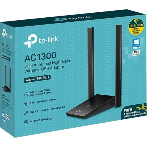 TP-Link Archer T4U Plus - Conectado al PC