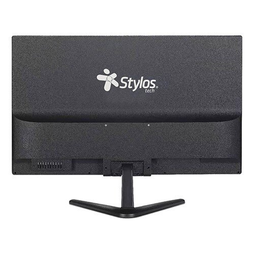 Monitor Stylos SMOT3 en escritorio con laptop