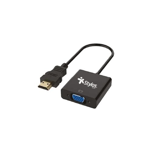 Xzeal Gaming STYLOS ADAPTADOR HDMI MACHO - V GA HEMBRA NEGRO - imagen 2