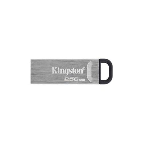 USB 3.2 MEMORIA KINGSTON 256GB DATATRAVELER KYSON METALICA - Detalle lateral