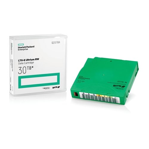 HPE LTO 8 30TB RW DATA CARTRIDGE - Cartucho de datos regrabable