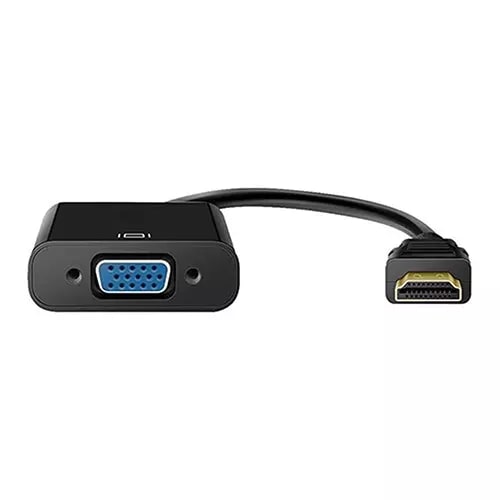 CABLE ADAPTADOR HDMI MACHO A VGA HEMBRA NEGRO USO