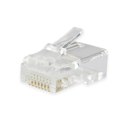 BRobotix Plug RJ45 Cat6 UTP bote 100 piezas detalle interior