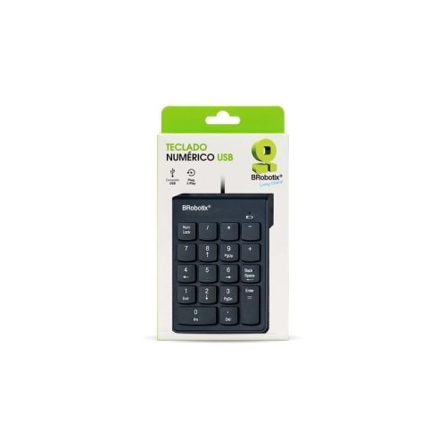 BRobotix TECLADO USB NUMERICO NEGRO BROB OTIX - imagen 4
