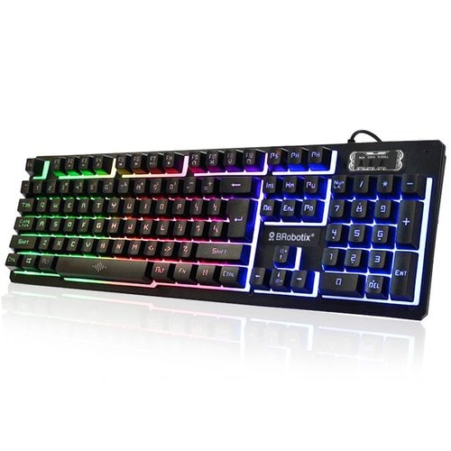 Teclado Combo USB Iluminado BRobotix - Conexión USB