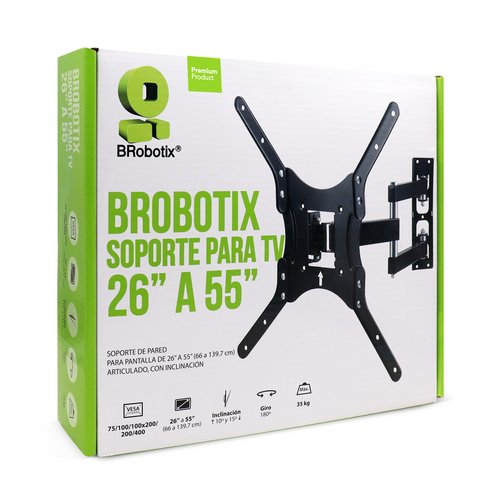 Soporte TV articulado BRobotix 26-55 pulgadas