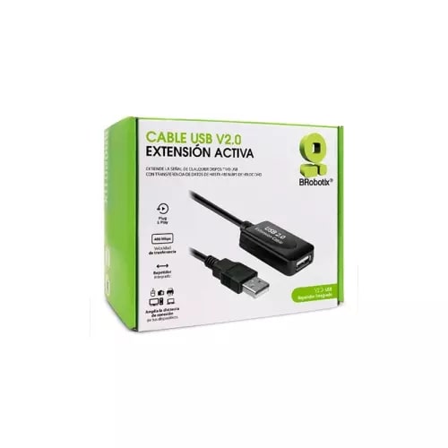 BRobotix CABLE USB V2.0 EXT ACTIVA 10.0M BROBOTIX - imagen 2