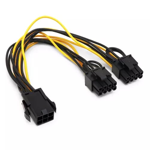 BRobotix Cable Adaptador PCI Express 6 a 8 pines