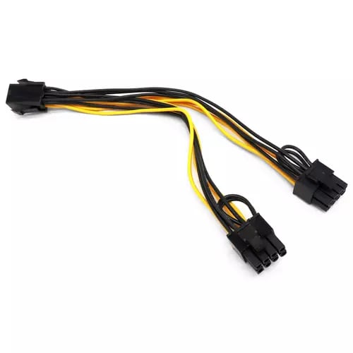 Cable alimentación PCIe 6 a 8 pines empaque