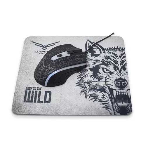 Kit Mouse y Mousepad Naceb NA-632 vista frontal