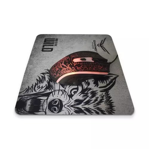 Kit Mouse y Mousepad Naceb NA-632 detalle lateral