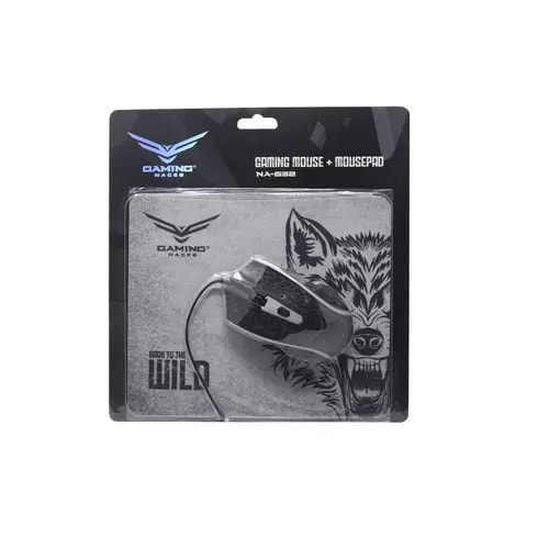 Kit Mouse y Mousepad Naceb NA-632 vista superior
