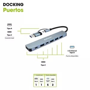 BRobotix DOCKING 7 EN 1 USB V3.0 - imagen 2