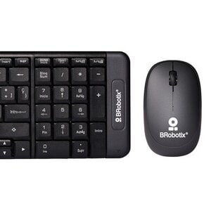 BRobotix KIT DE TECLADO Y MOUSE INALAMBR ICO MULTIMEDIA COLOR NEGRO BROBOTIX - imagen 2