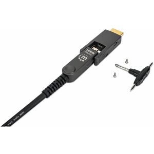 Manhattan CABLE HDMI FIBRA OPTICA M-M 4K 60HZ 50.0M CONECTOR DESMONTABLE - imagen 2